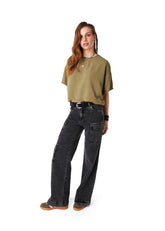 POLERA EBBE OVERSIZE GLOBO CRUDO EFESIS