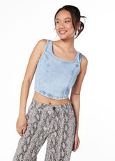 CORSET KIKA LIGTH CORTES AZUL EFESIS