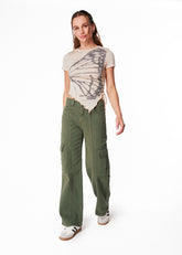 POLERA ELIÁN REGULAR ASIMETRICA RECOGIDO COSTADO