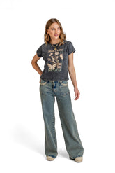 JEANS KARUN WIDE SOBRETEÑIDO BOLSILLO PARCHE AZUL EFESIS