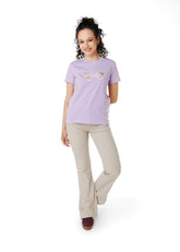 POLERA GIOVY REGULAR ESTAMPADO LILA EFESIS