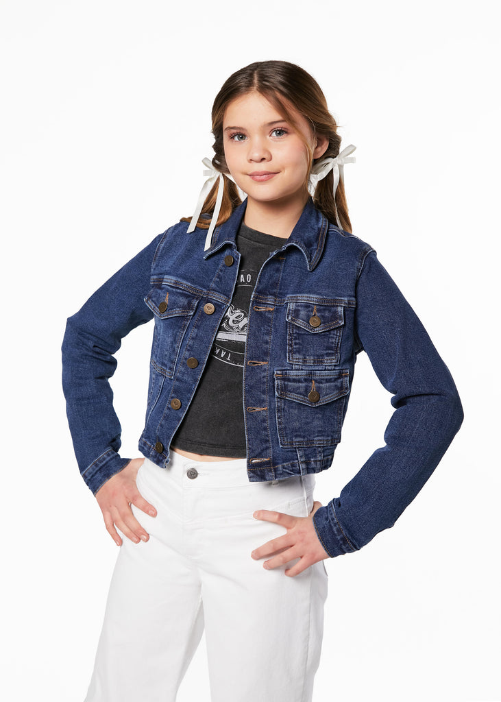 CHAQUETA TRISTAN CROP SIN PRETINA