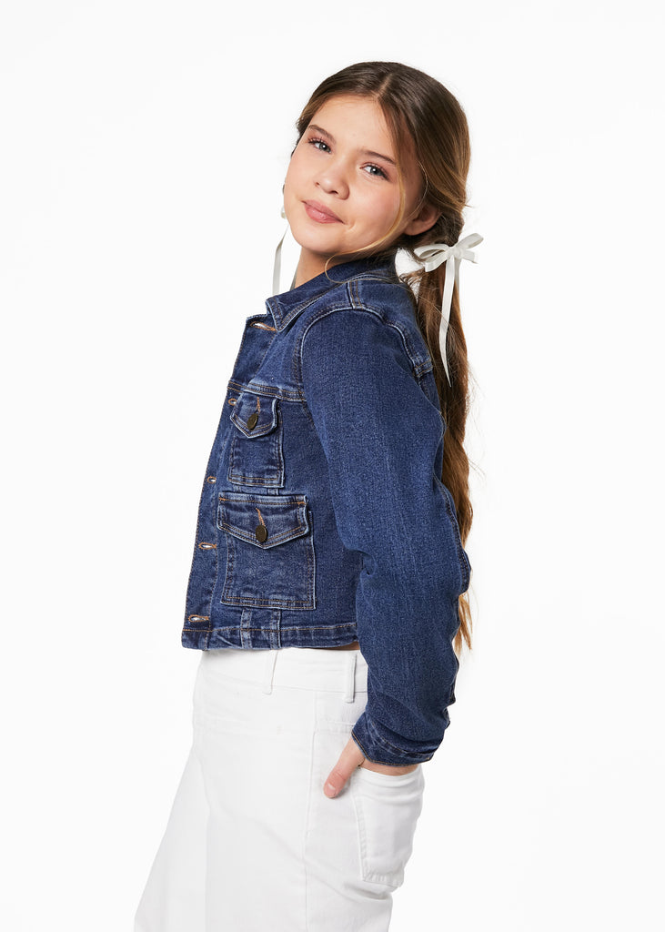 CHAQUETA TRISTAN CROP SIN PRETINA