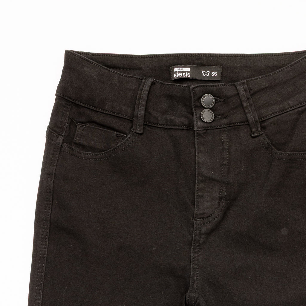 Jeans Emi Straight - Recto Negro Efesis