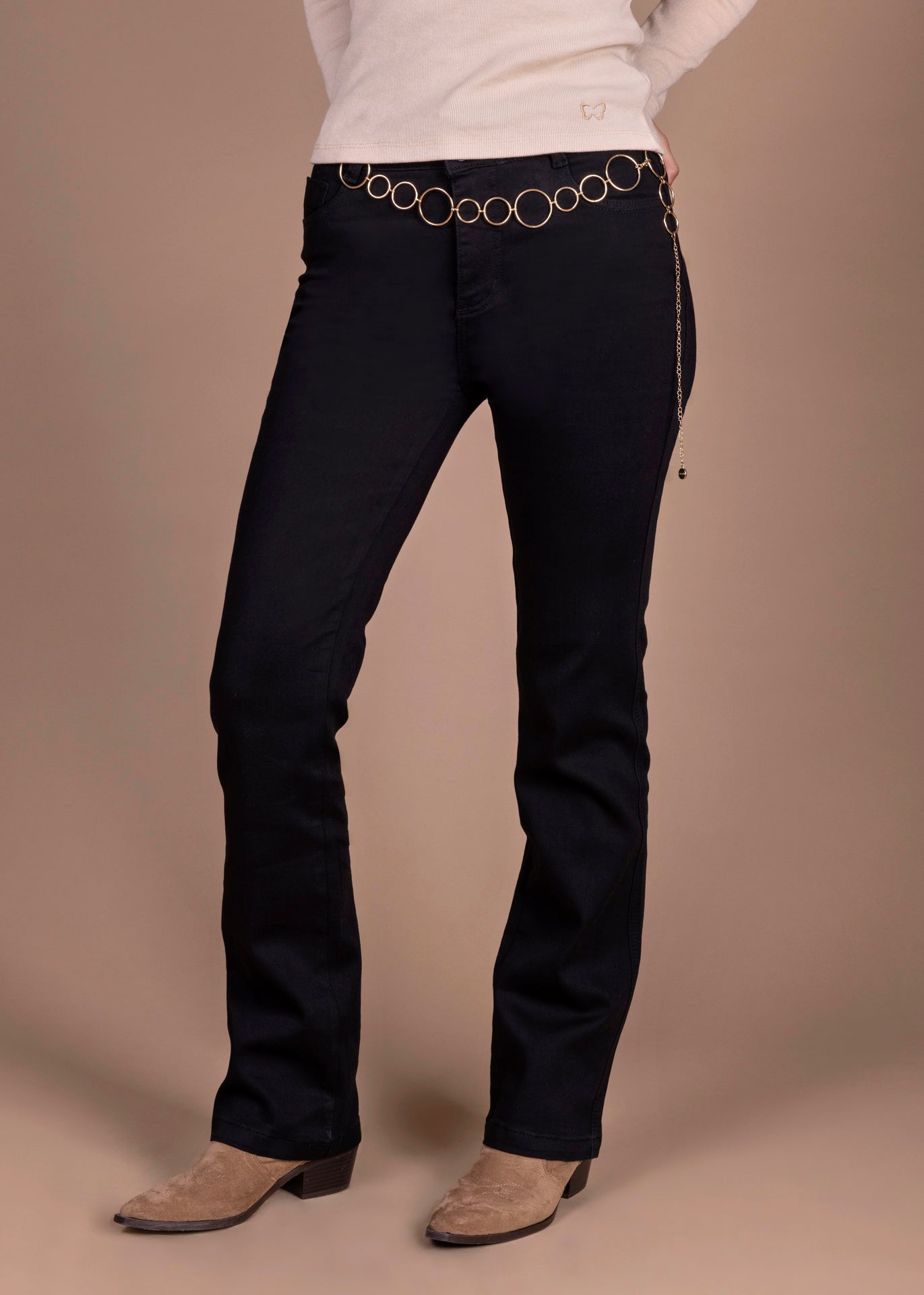 Jeans Emi Straight - Recto Negro Efesis