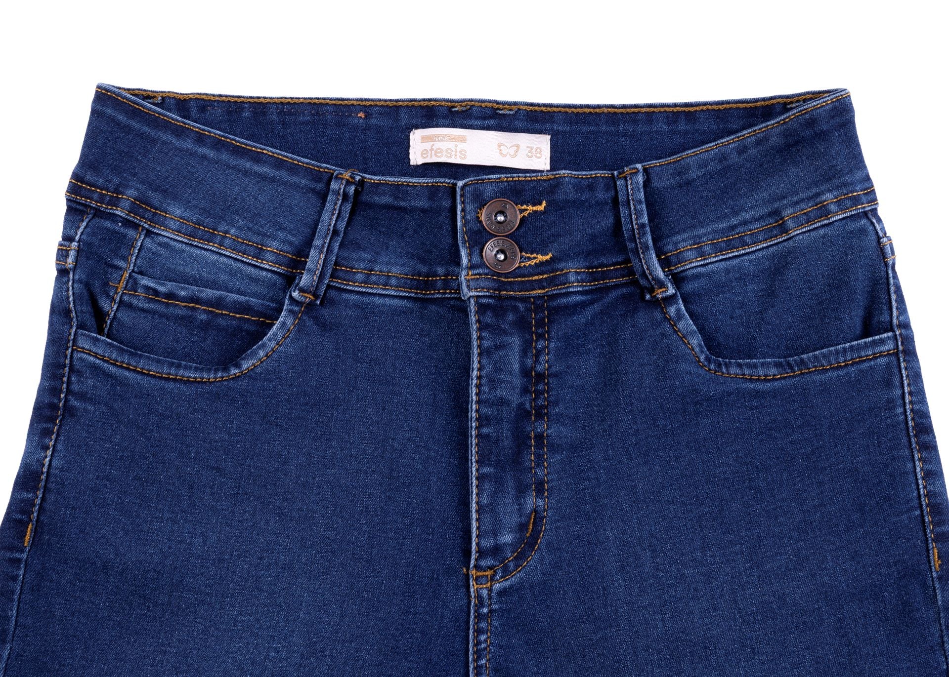Jeans Isi Straight - Recto Azul Efesis