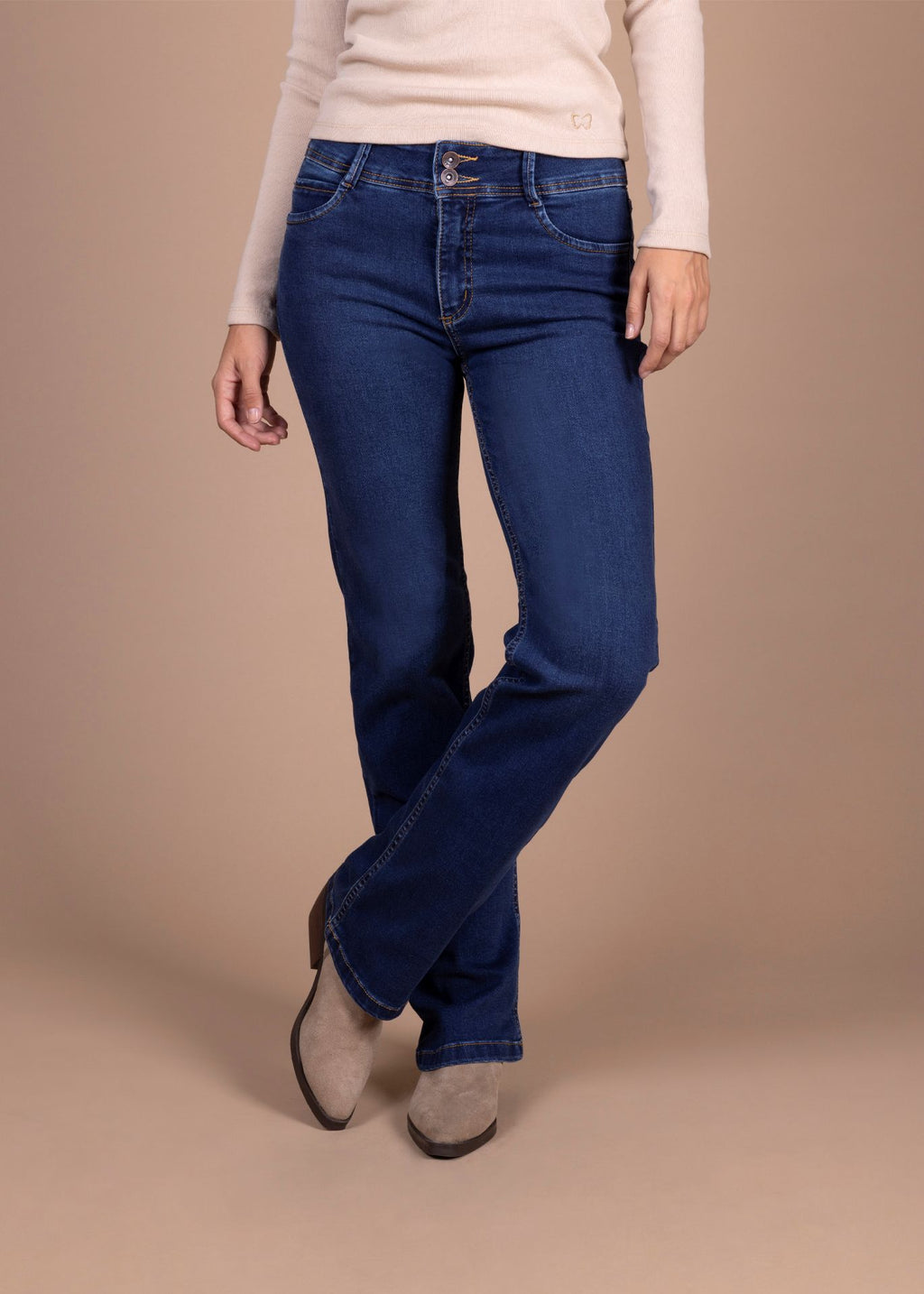 Jeans Isi Straight - Recto Azul Efesis