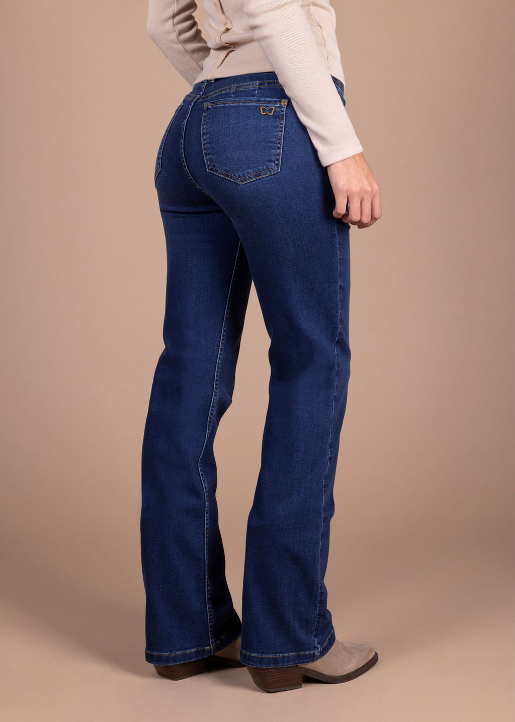 Jeans Isi Straight - Recto Azul Efesis