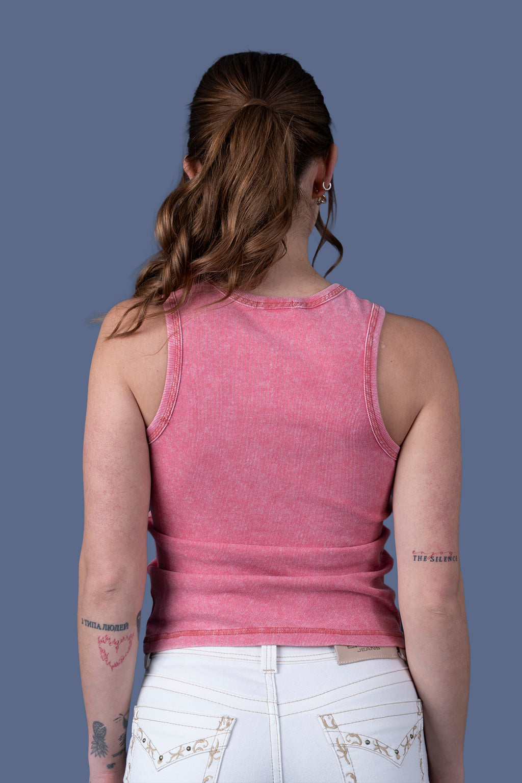 Polera Amparo Tank Fit Regular Burdeo Efesis