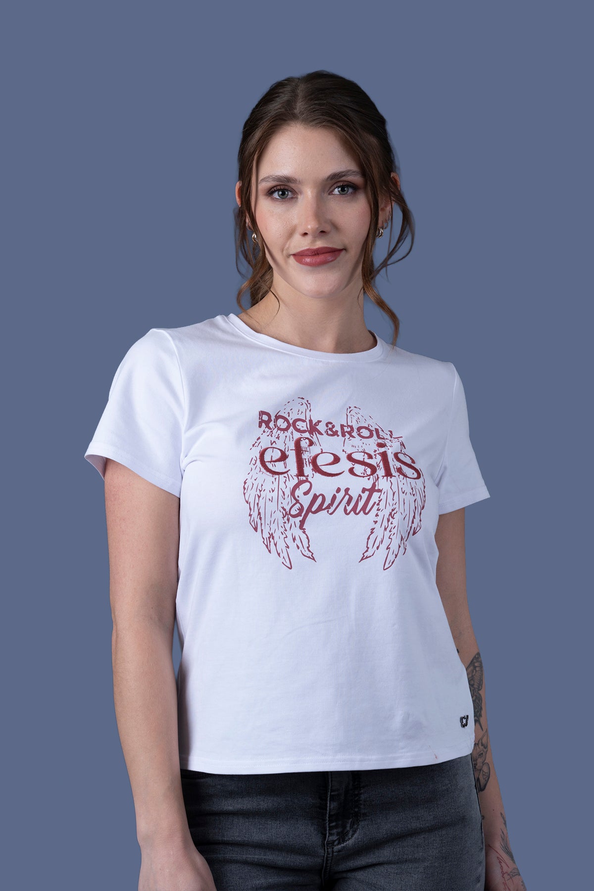 Polera Annie Regular Básica Blanco Efesis