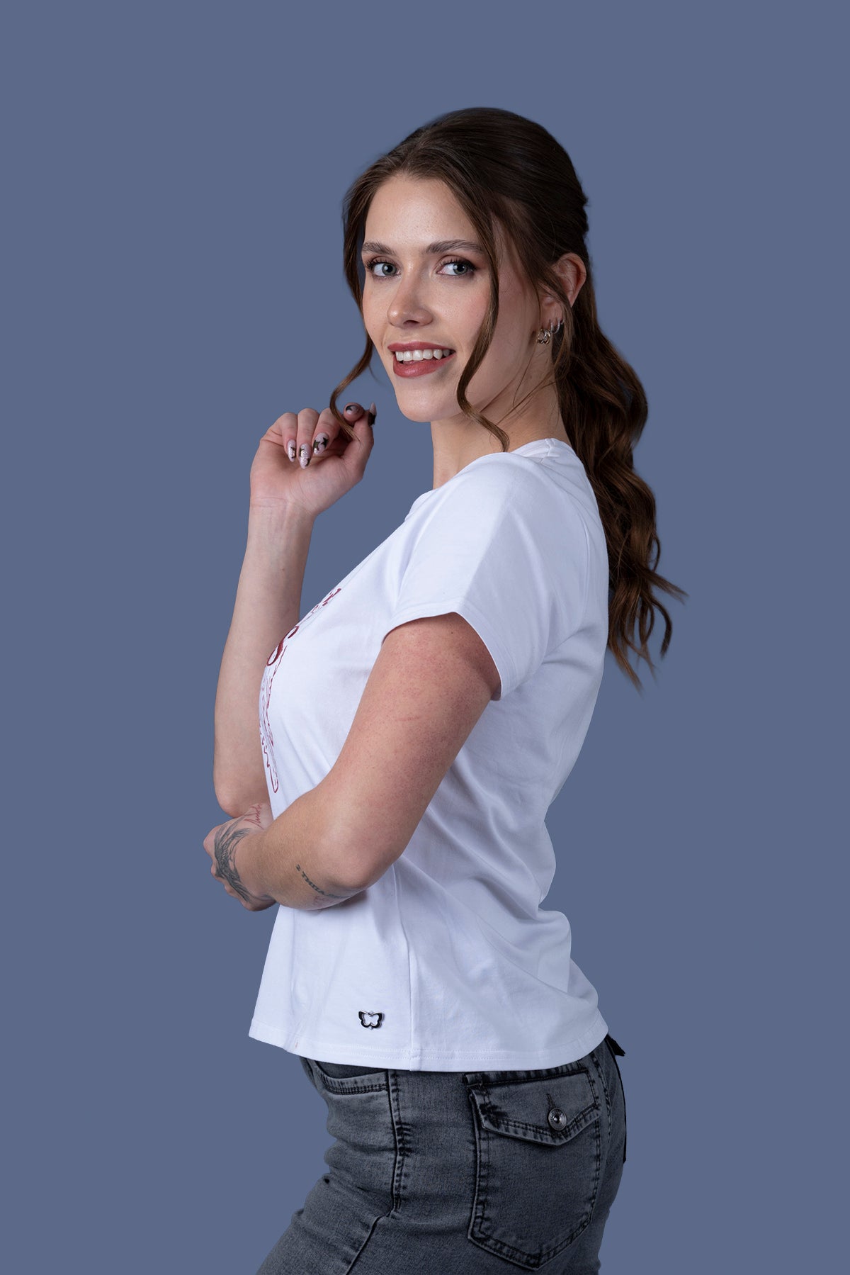 Polera Annie Regular Básica Blanco Efesis