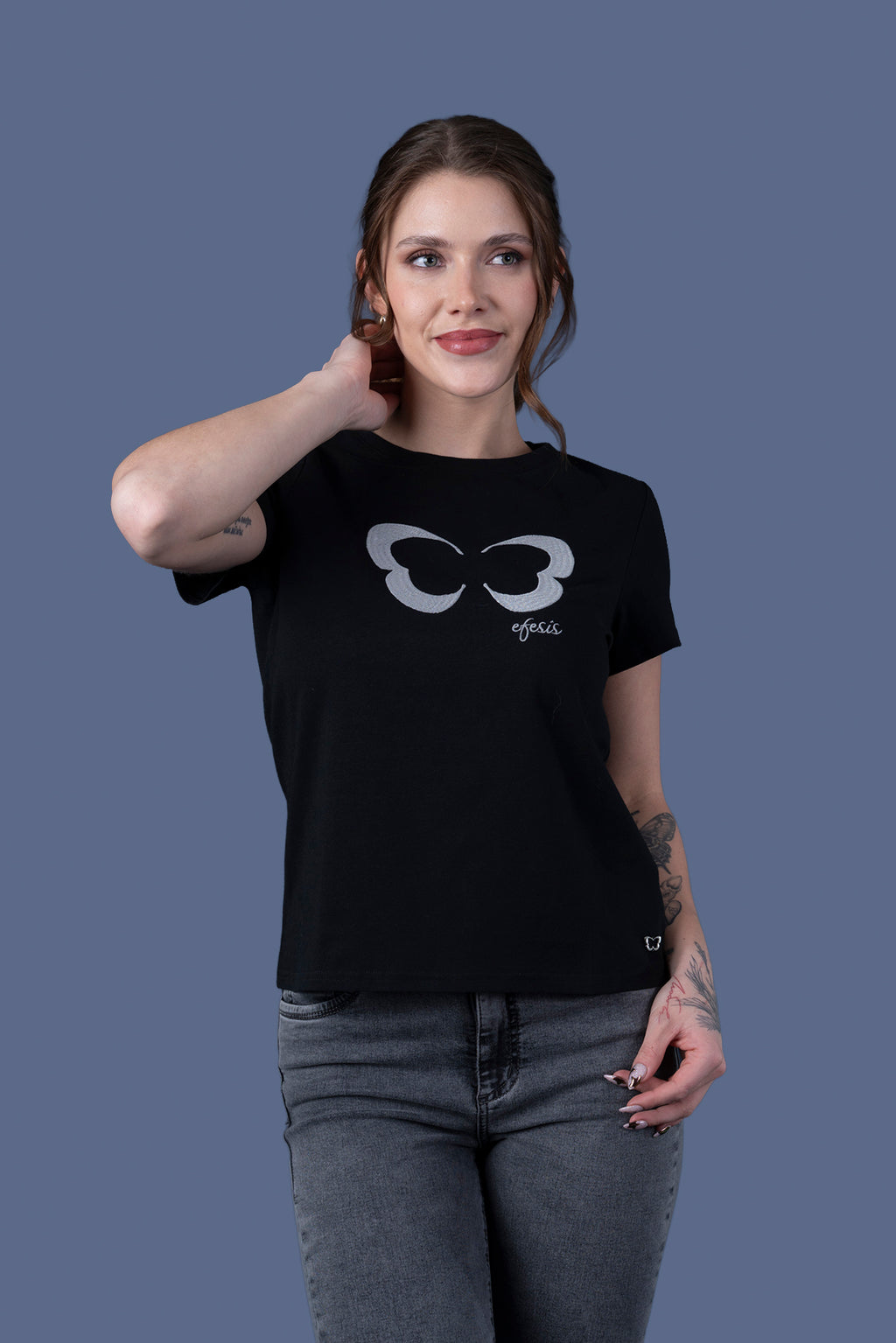 Polera Annie Regular Básica Negro Efesis