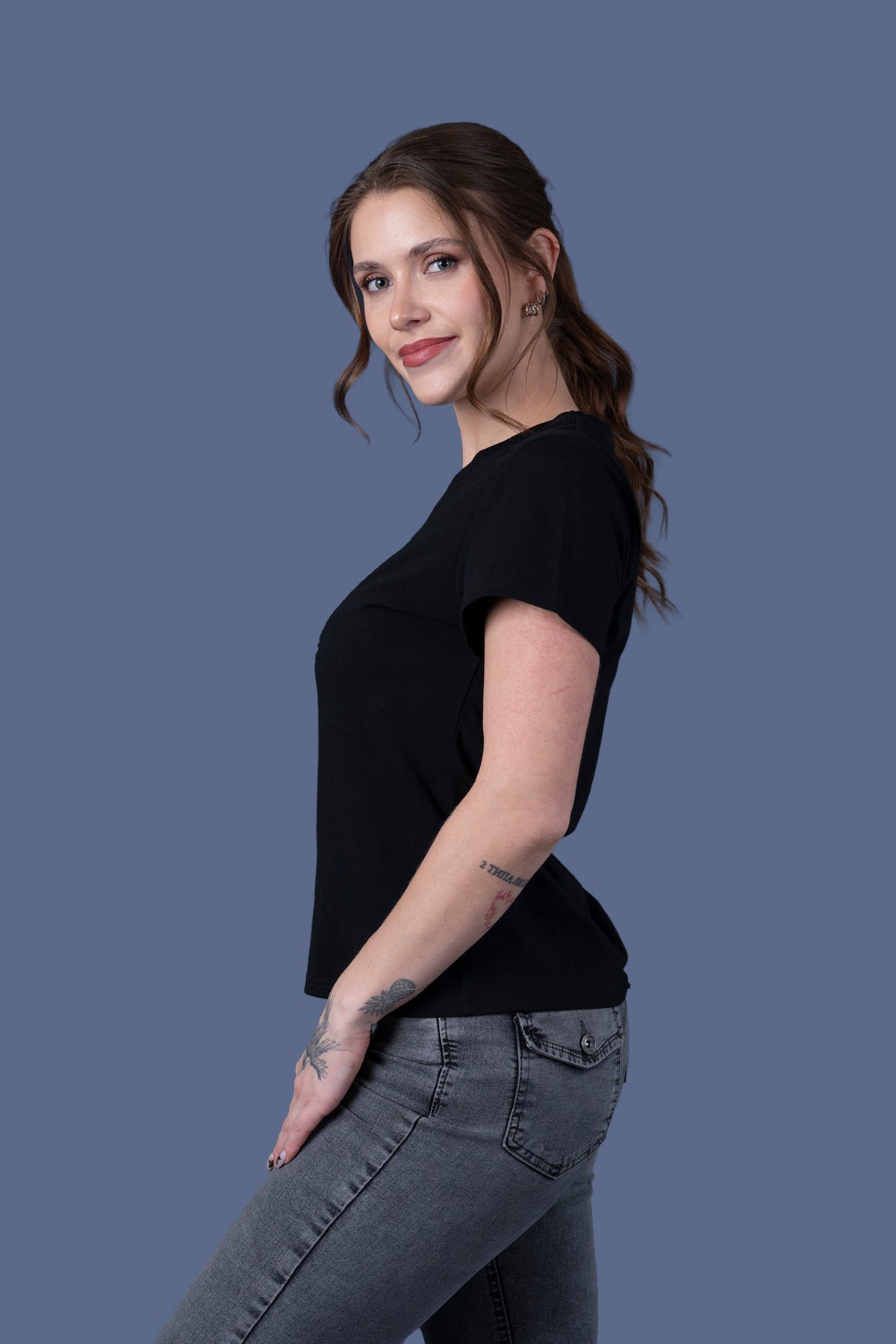 Polera Annie Regular Básica Negro Efesis
