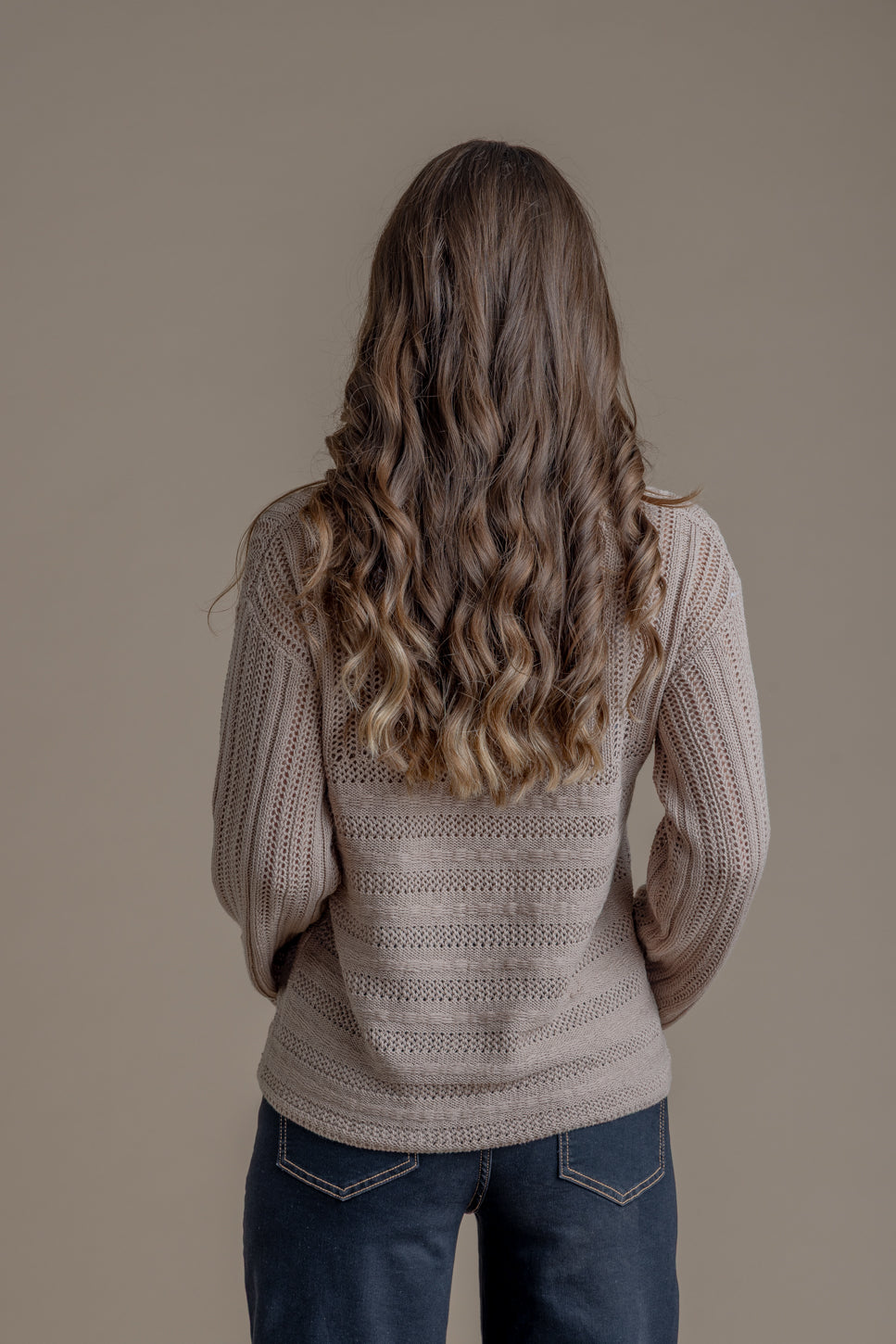 Sweater Regina Tejido Beige Efesis