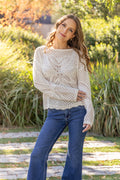 Sweater Renata Regular Calado Crudo Efesis