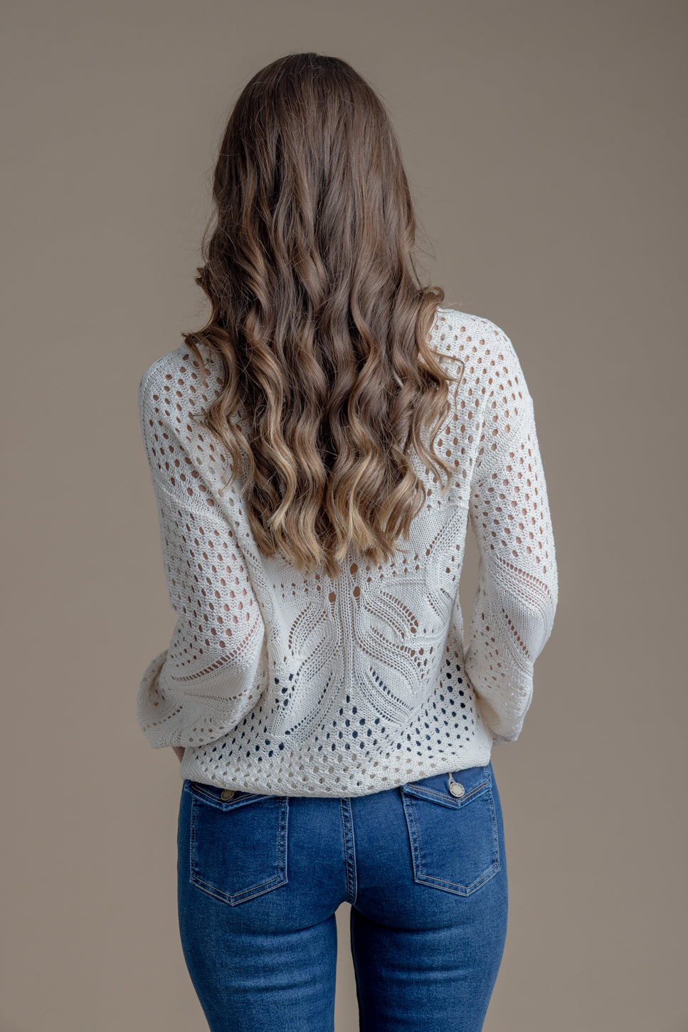 Sweater Renata Regular Calado Crudo Efesis