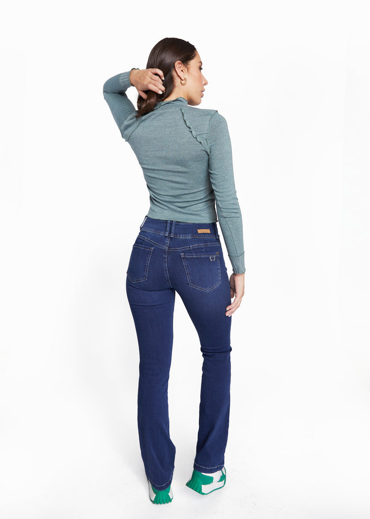 Jeans Isi Straight - Recto Azul Efesis