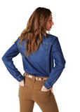 BLUSA BLUMI REGULAR DENIM AZUL EFESIS