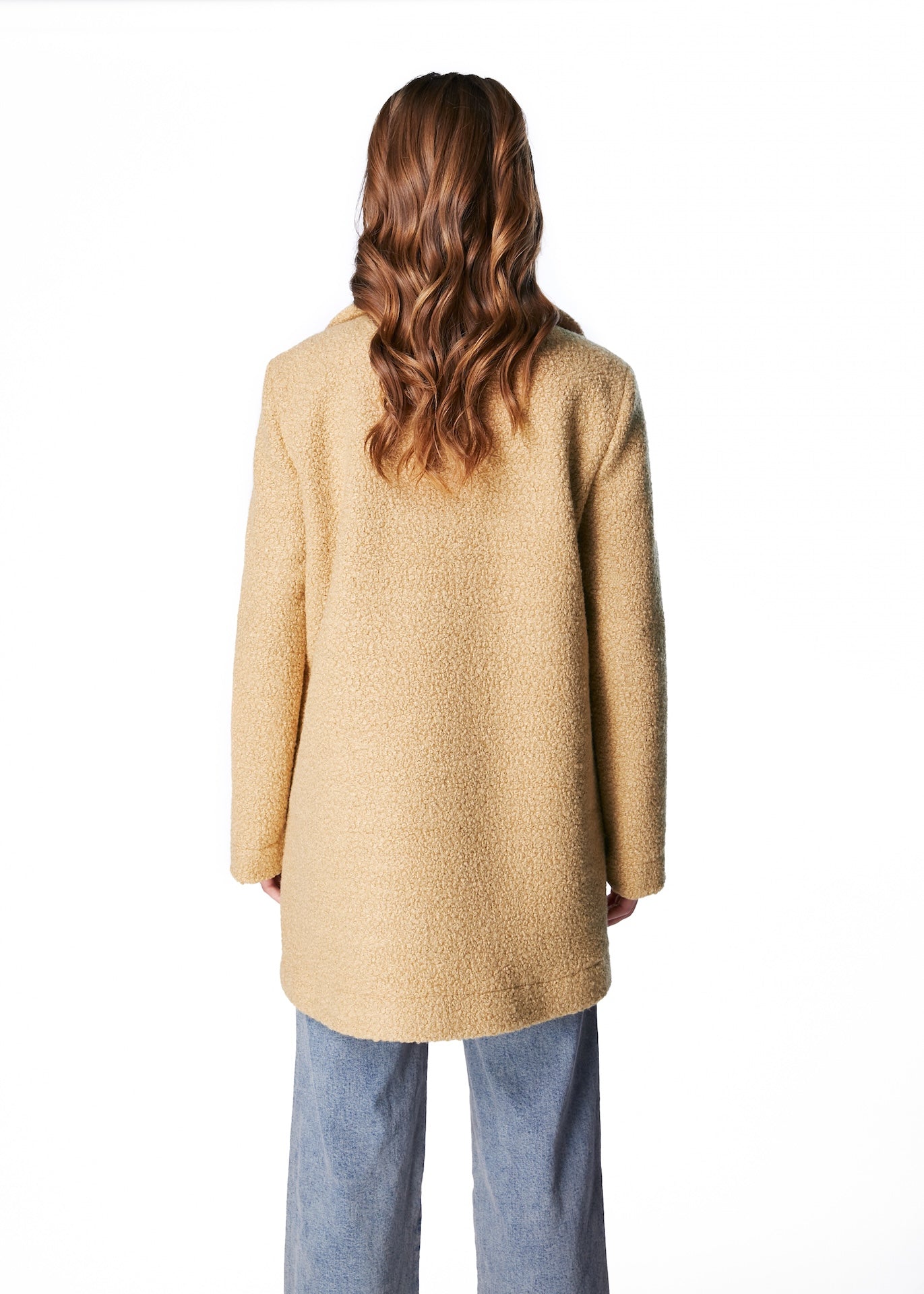 ABRIGO MAGDA OVERSIZE CHIPORRO BEIGE