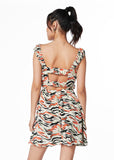 VESTIDO LUND ELASTICOS ESPALDA MULTICOLOR
