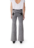 JEANS KENAI FLARE GRAVILLADO ESTRELLAS GRIS EFESIS