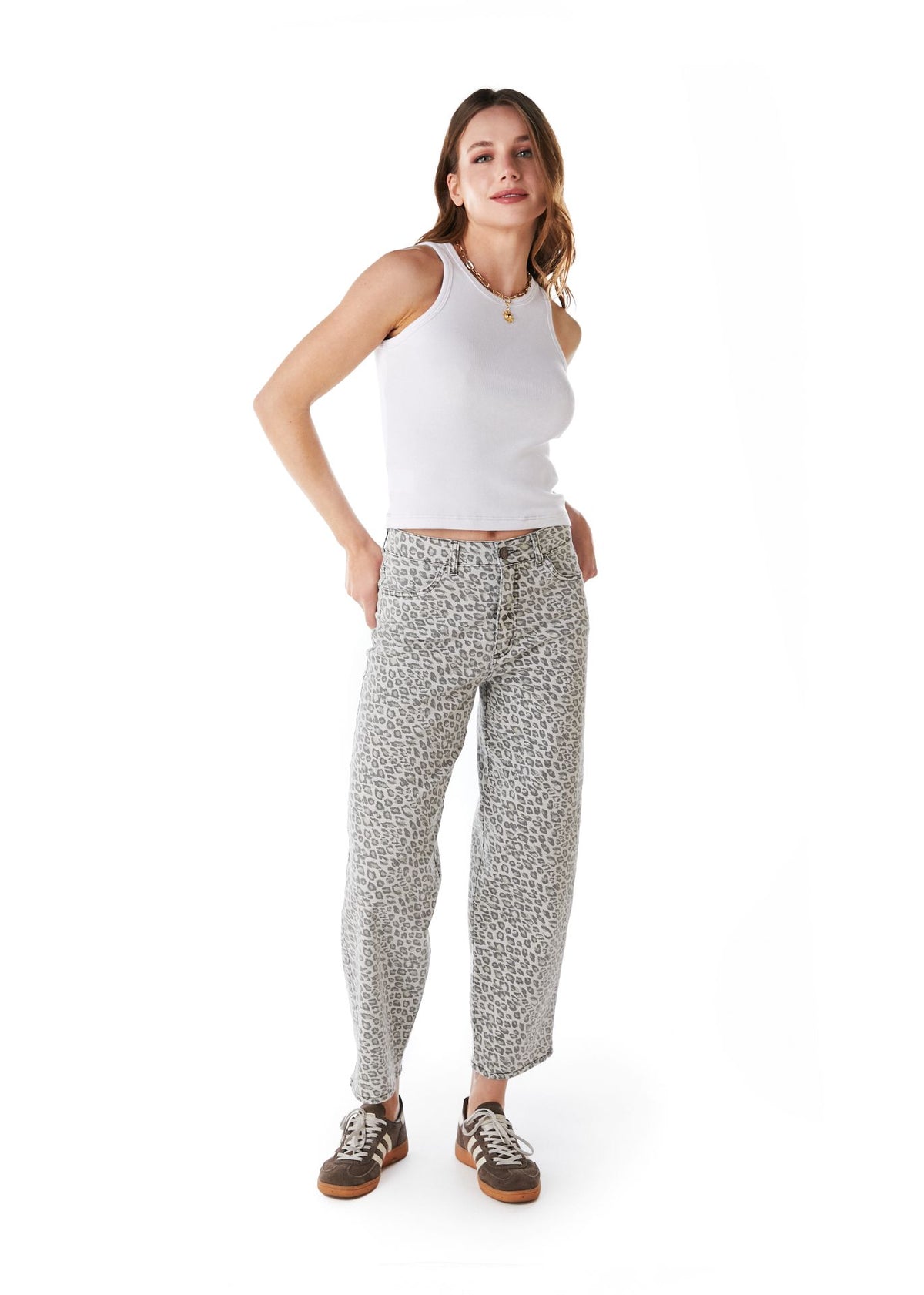 PANTALON DITA BALLOON ANIMAL PRINT EFESIS