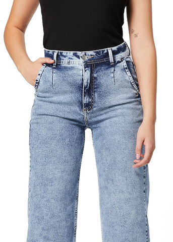 JEANS MANAUS PALAZZO CROP BASTILLA ANCHA