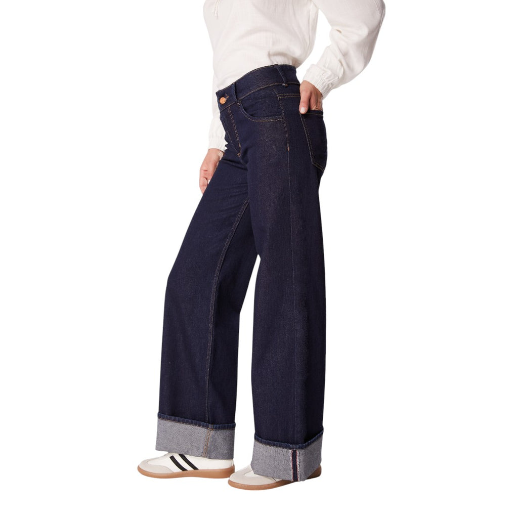 JEANS MOLLE PALAZZO BASTILLA ANCHA