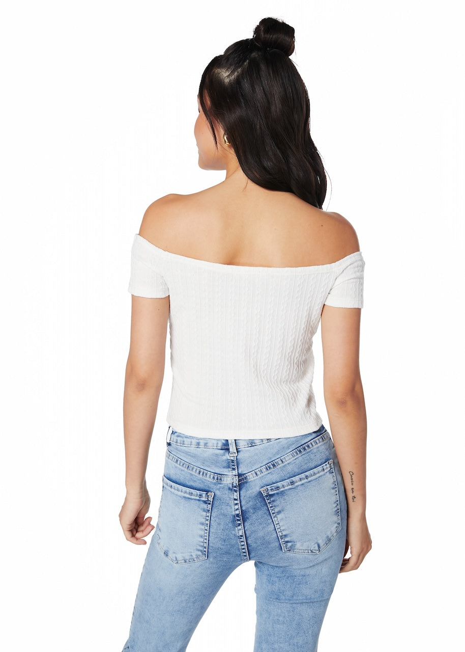 POLERA MICHI REGULAR ESCOTE BARDOT TORZON EN BUSTO