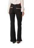 JEANS KORIN FLARE SOBRETEÑIDO NEGRO EFESIS