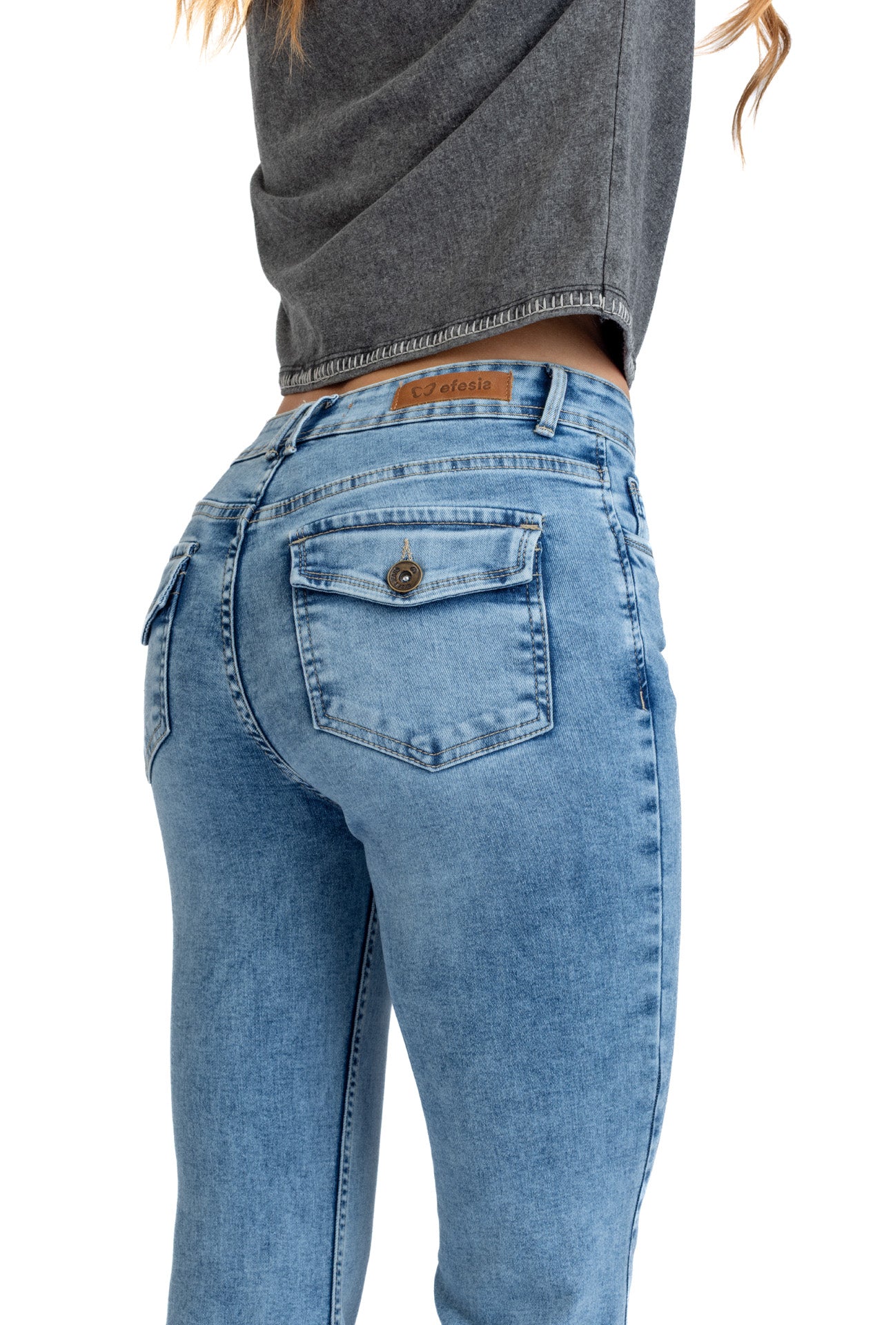 JEANS FEEL LIGHT FLARE BOLSILLO C/ TAPETAS