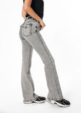 JEANS FEEL FLARE BOLSILLO C/ TAPETAS GRIS EFESIS