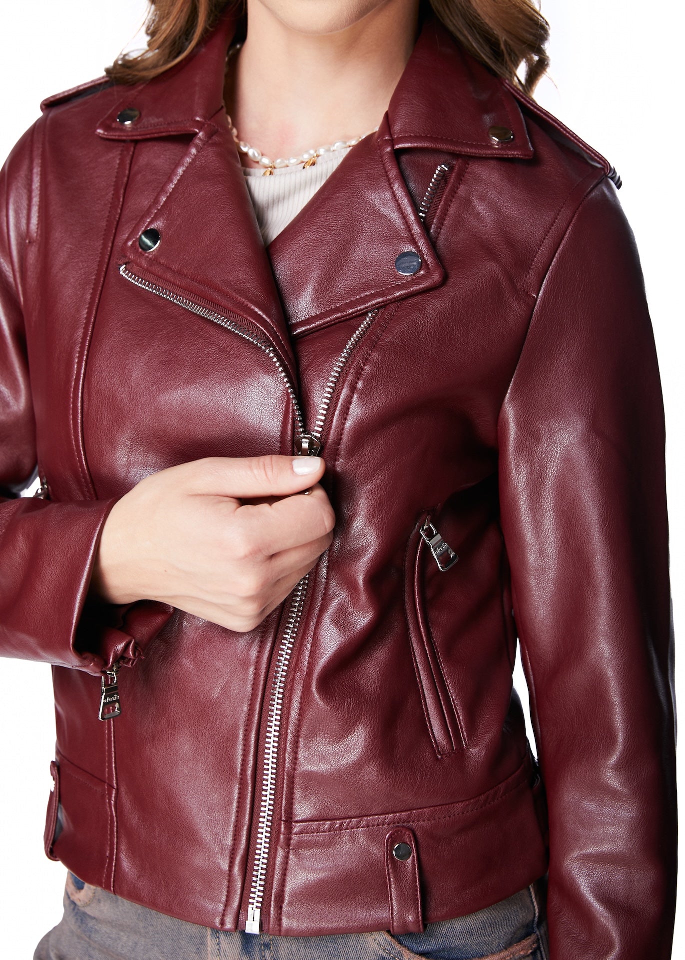 CHAQUETA NIKOS BIKER PU