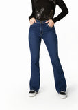JEANS FEEL FLARE BOLSILLO C/ TAPETAS AZUL EFESIS