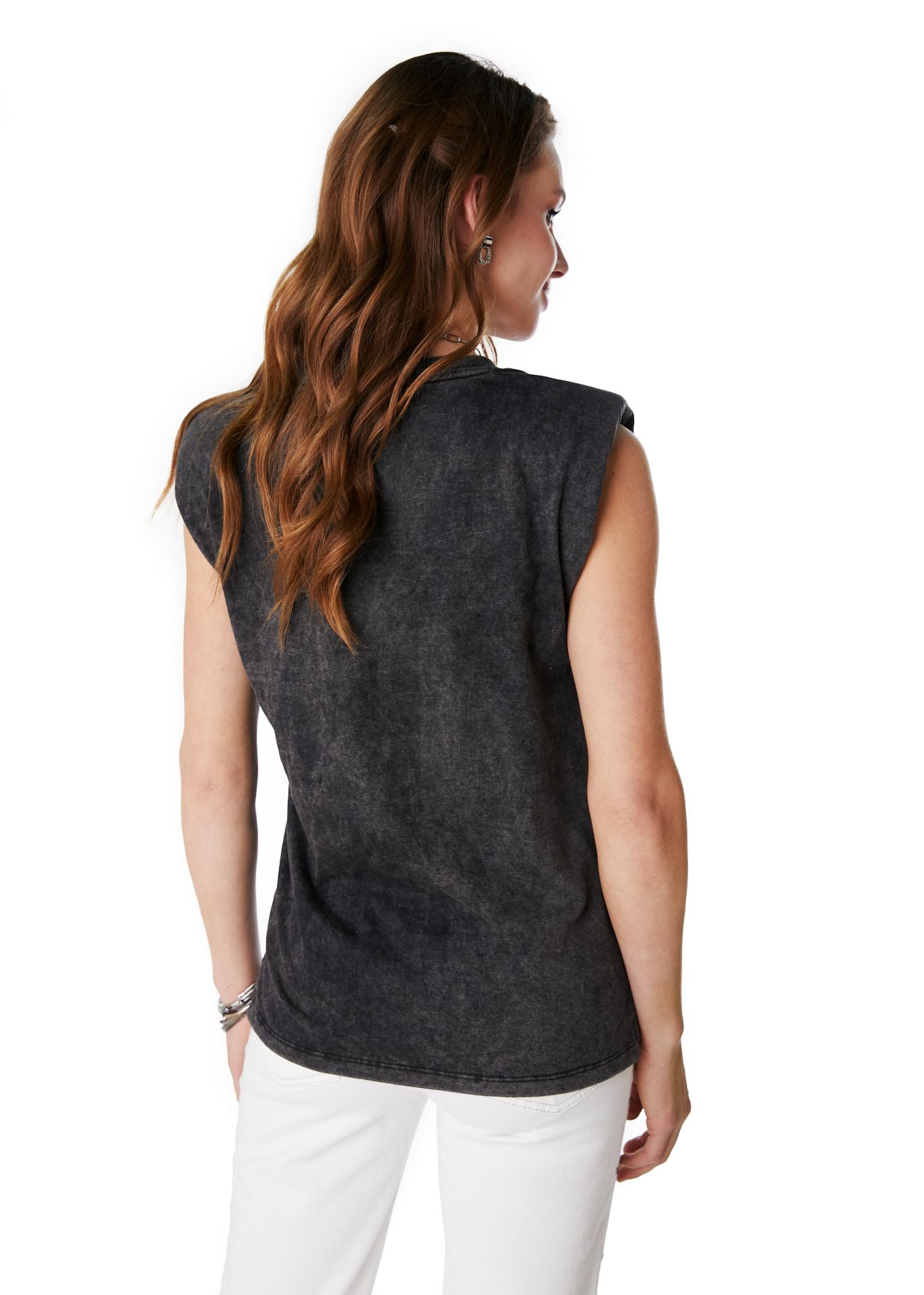 POLERA CONNOR OVERSIZE C/ HOMBRERAS GRAFITO EFESIS