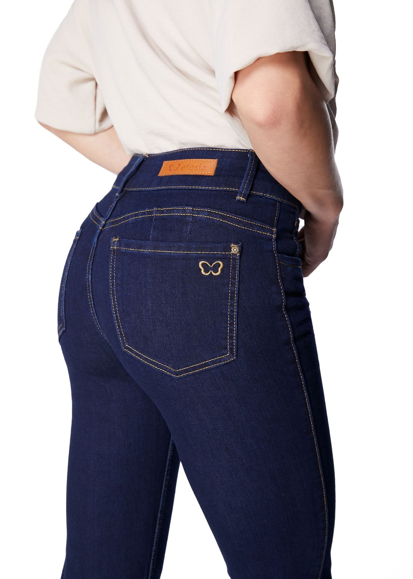 Jeans Flo Flare Dark Azul Efesis