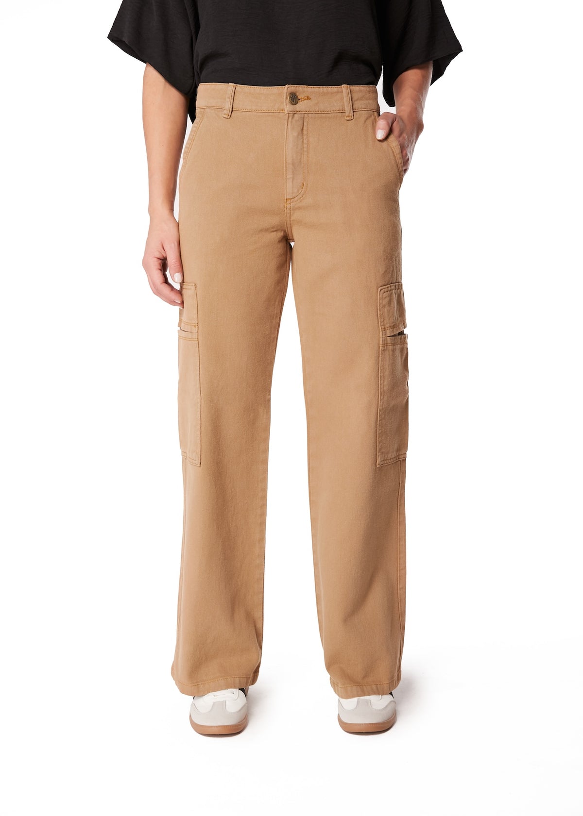 PANTALÓN NEMI WIDE BOLSILLO CARGO DE VIVO