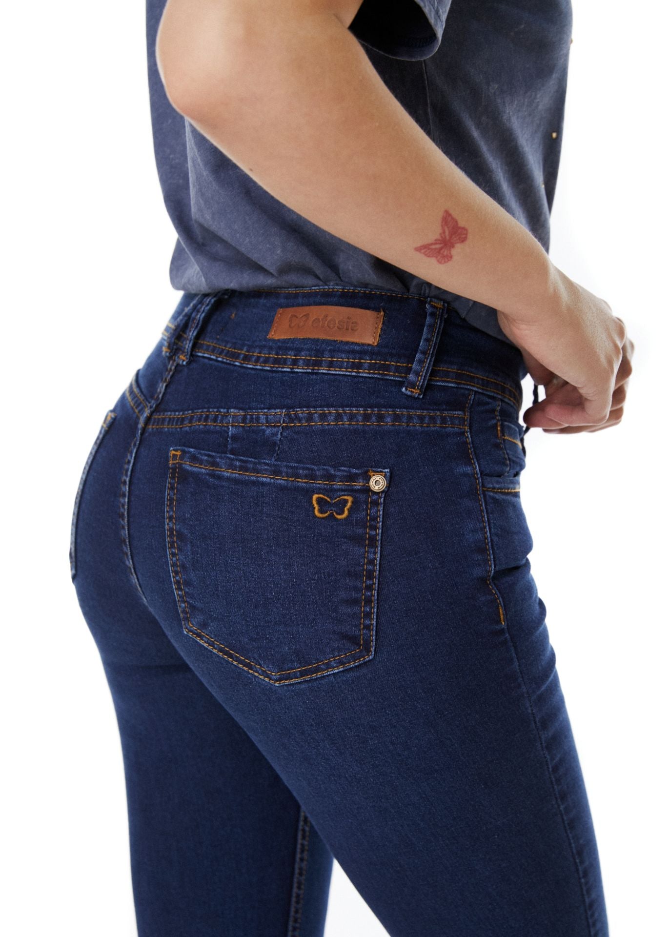 Jeans Isi Straight - Recto Azul Efesis