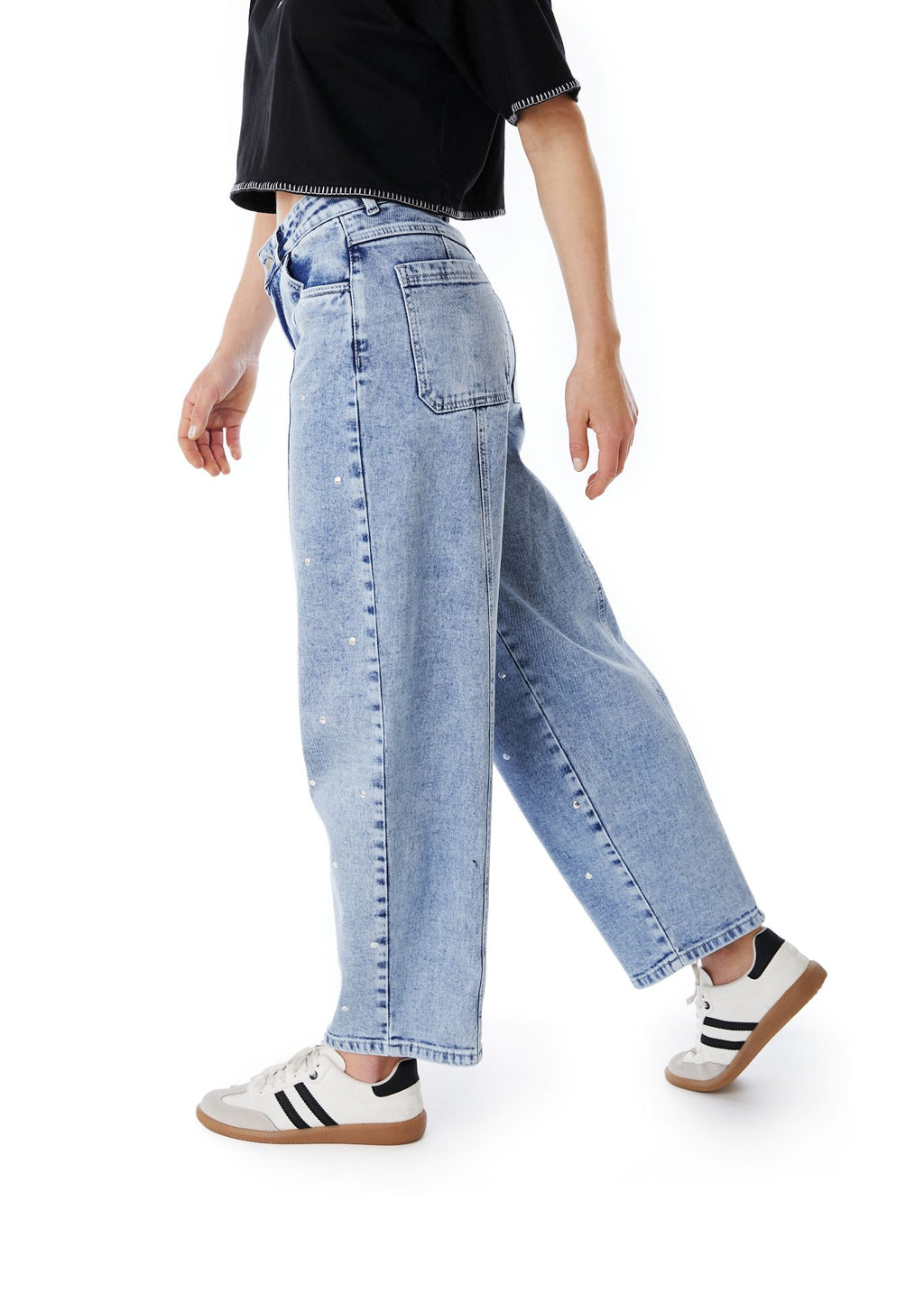 JEANS EINAR BALLOON STRASS AZUL LIGHT EFESIS