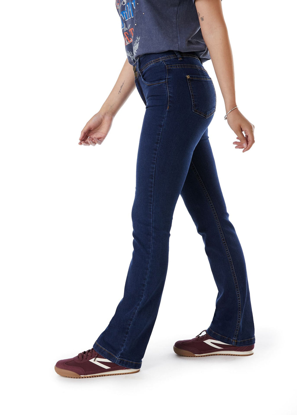 Jeans Isi Straight - Recto Azul Efesis