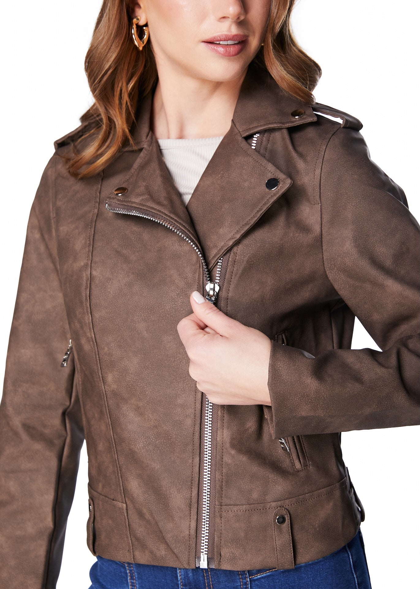 CHAQUETA NIKOS BIKER PU
