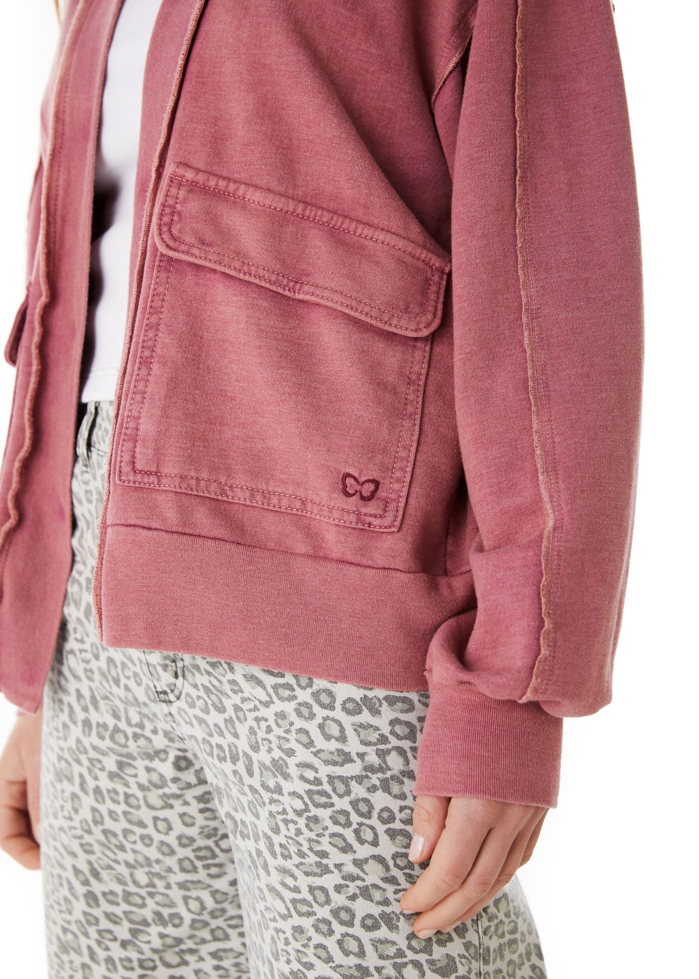 POLERON BILL OVERSIZE ABIERTO BOLSILLO CARGO BURDEO EFESIS