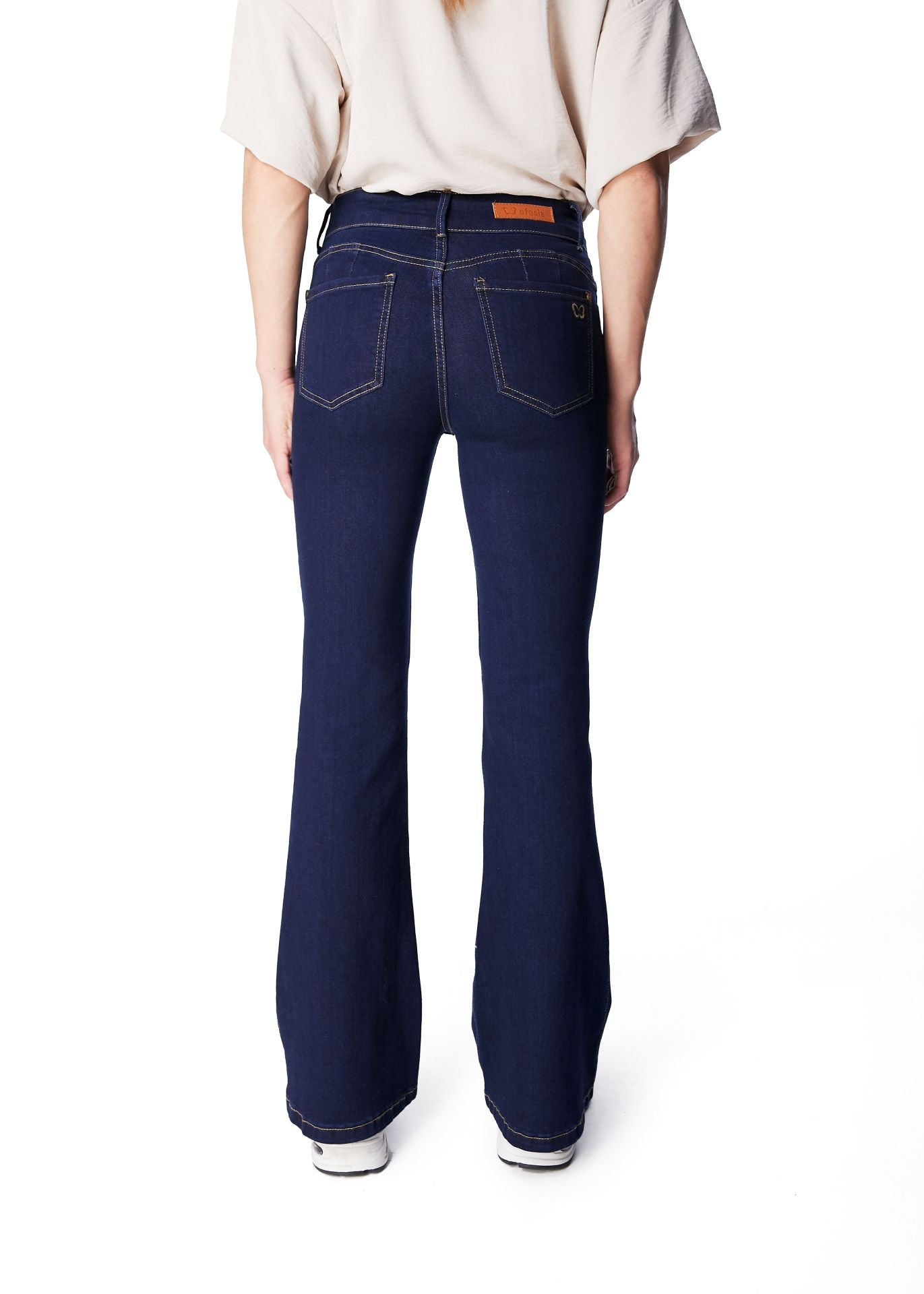 Jeans Flo Flare Dark Azul Efesis