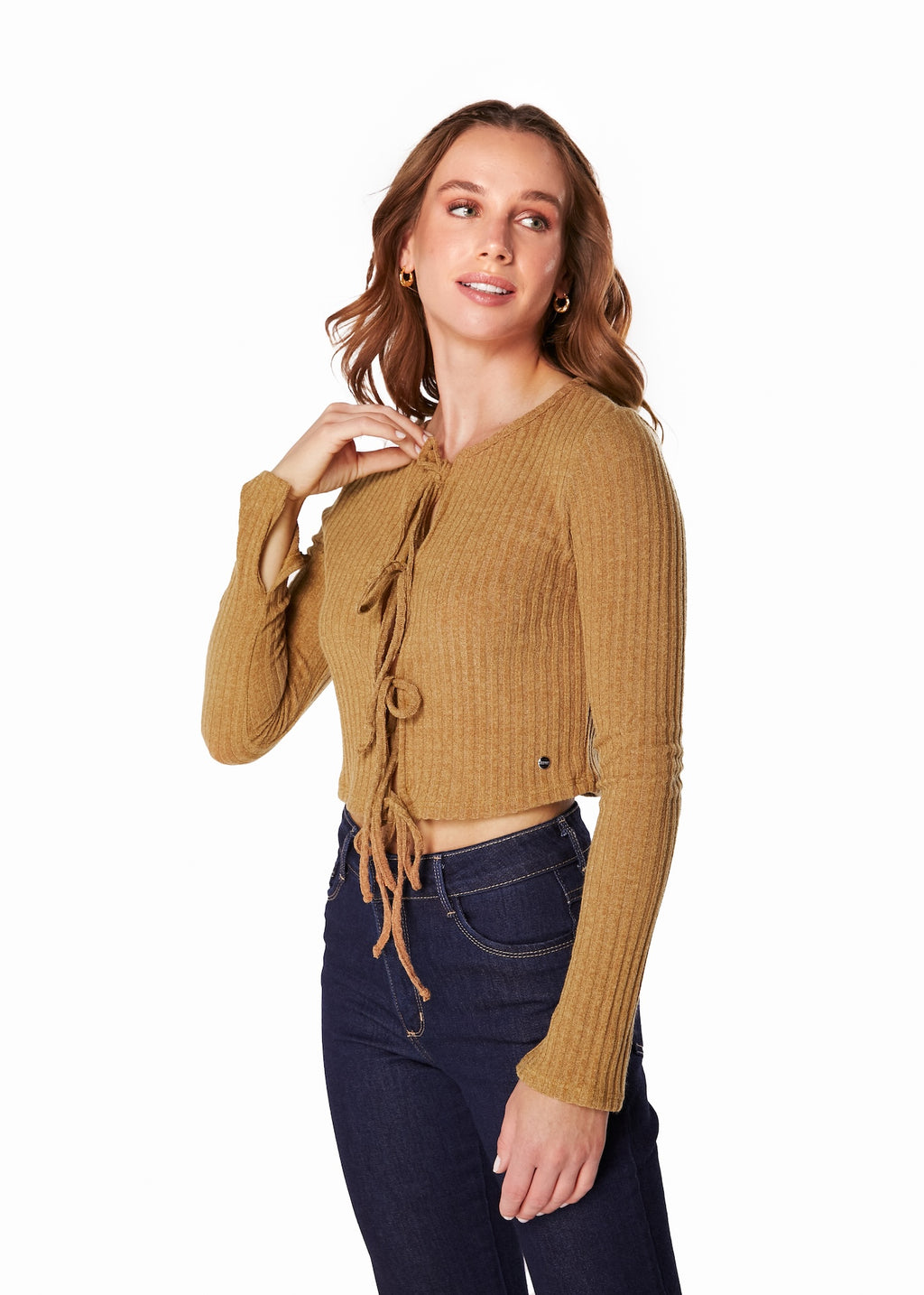 SWEATER EKI CROP AMARRAS