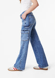 Jeans Naos Palazzo Cargo Azul Efesis
