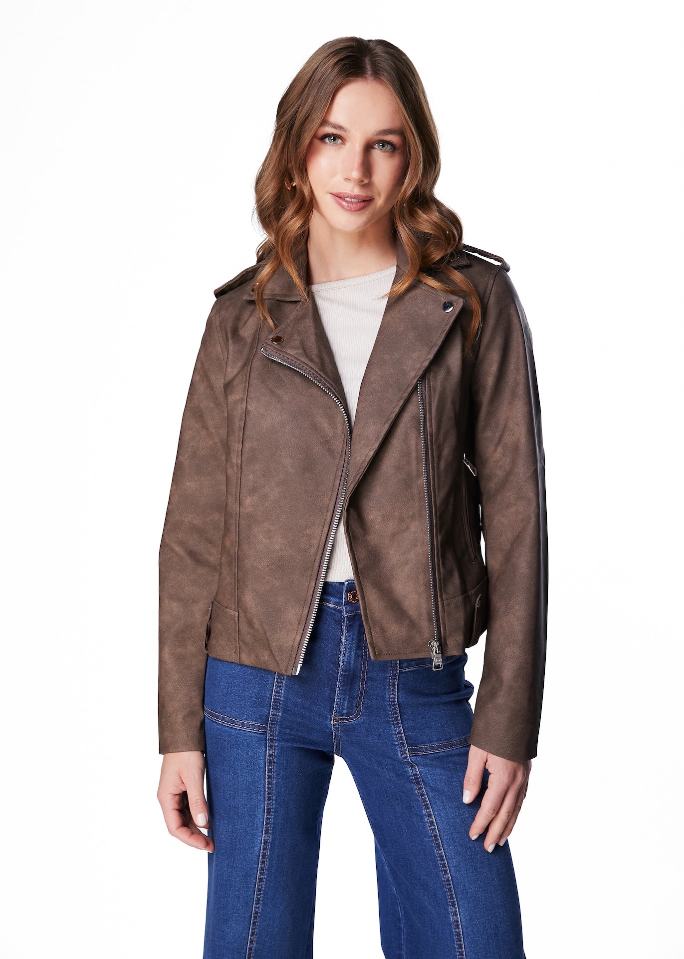 CHAQUETA NIKOS BIKER PU