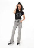 JEANS FEEL FLARE BOLSILLO C/ TAPETAS GRIS EFESIS