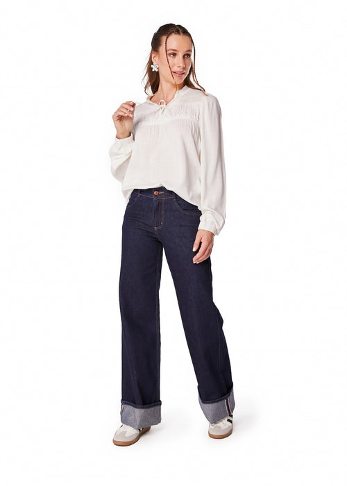 BLUSA RITÁN REGULAR CANESÚ C/ RECOGIDO