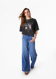 JEANS SELENA PALAZZO PINZA EN TRASERO AZUL EFESIS