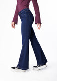 JEANS MIRÓ FLARE TIRO BAJO AZUL